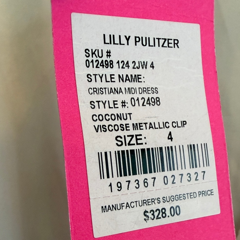 Lilly Pulitzer Cream Ruffle Tiered Maxi Dress - Picture 5 of 6